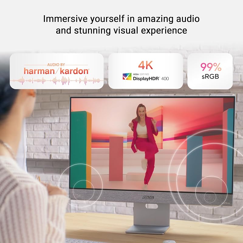 ZenScreen Smart MS27UC 27 Zoll 4K UHD IPS USB-C Smart Monitor