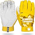 Franklin Sports MLB Adult Batting Gloves - Digitek Camo Baseball + Softball - Premium Leather - Many Sizes+Colors-Adult