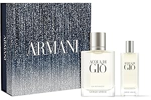 Armani beauty– Acqua di Giò – Eau de Toilette – Cologne Set for Men ($130 Value) – Full Size (1.7 Fl Oz) & Travel Size (0.5 Fl Oz)