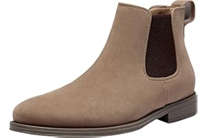 Jousen Men's Chelsea Boots Suede Casual