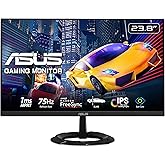 ASUS 23.8” 1080P Gaming Monitor (VZ249QG1R) - Full HD, IPS, 75Hz, 1ms, Extreme Low Motion Blur, Speakers, FreeSync, Eye Care,