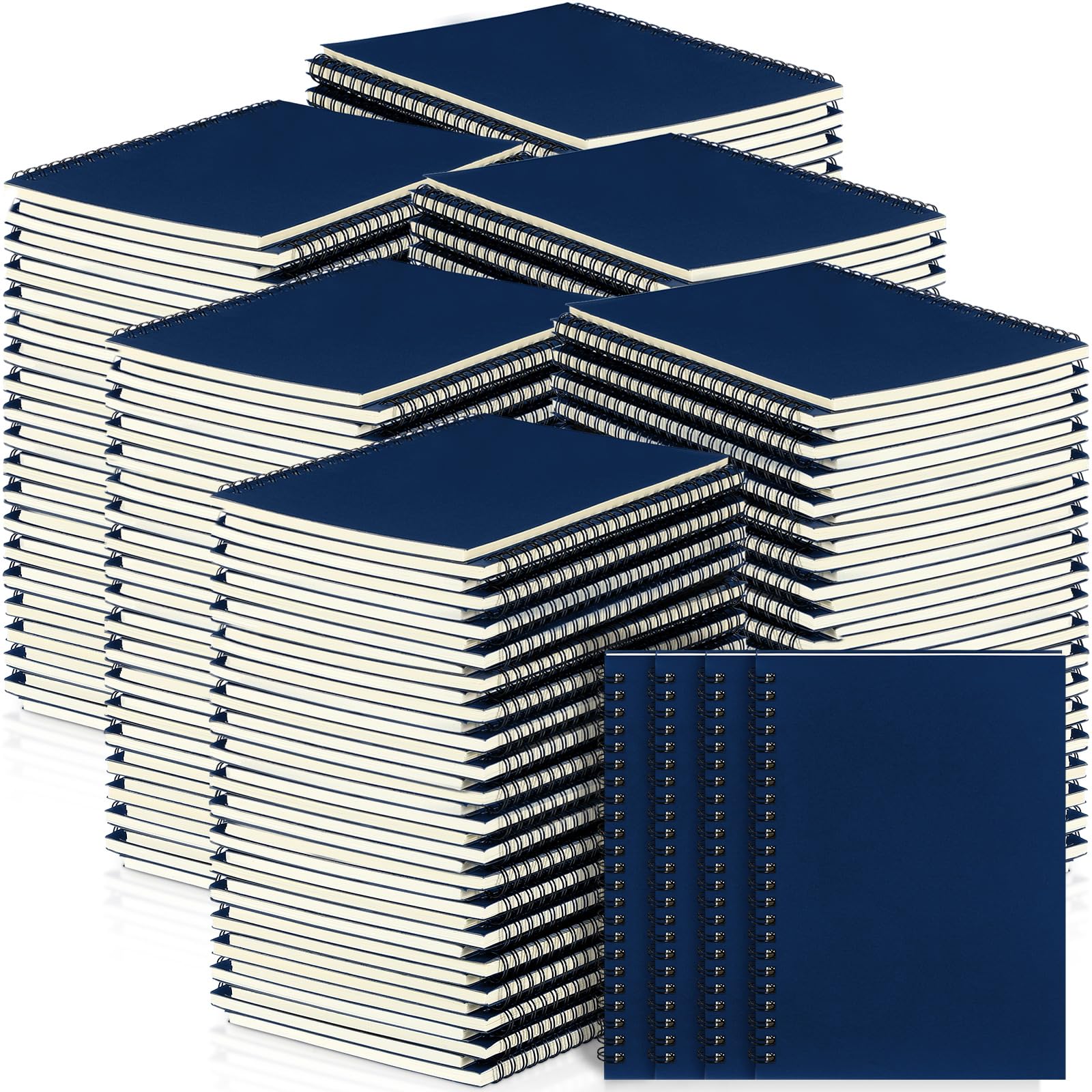 Photo 1 of Yahenda Spiral Notebook Bulk A5 College Ruled Journals Notebooks Lined 8.3 x 5.5 Inch Note Books Composition Writing Thick Paper Notebook for Office Business School Supplies (Dark Blue,180 Pcs)