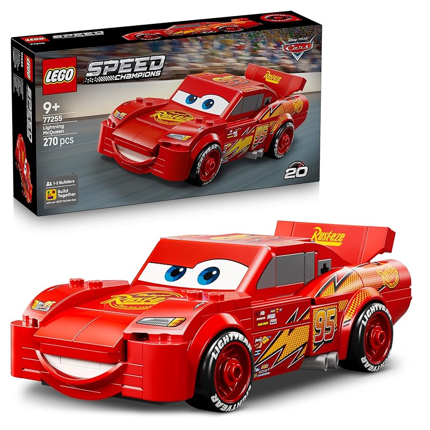 LEGO Speed Champions Saetta McQueen - Macchina da Corsa Giocattolo