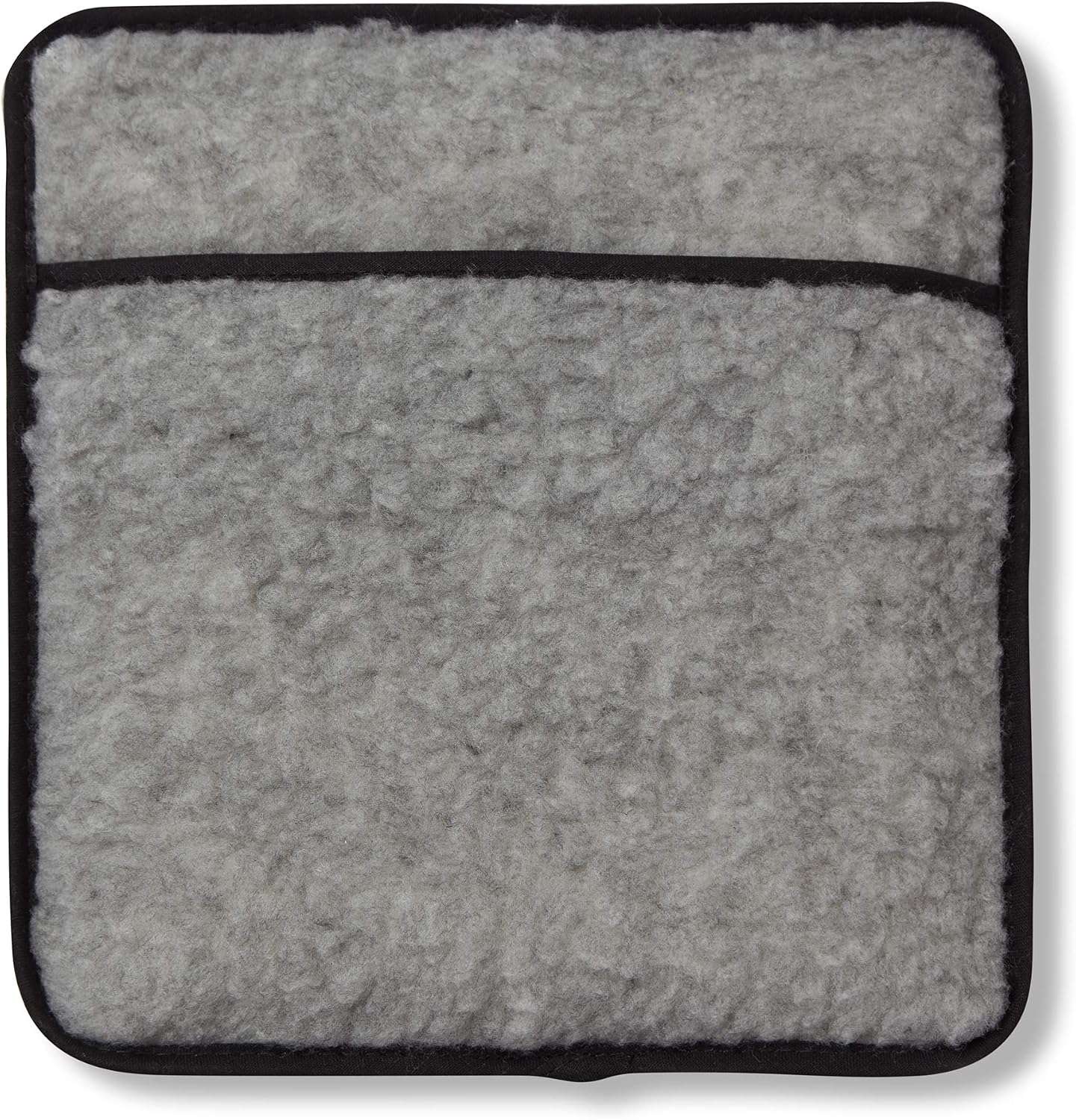 Hotties Micro Hottie - Microwave Hot Water Bottle - Lambswool Fleece - Grey, Gray, Medium - Image 3