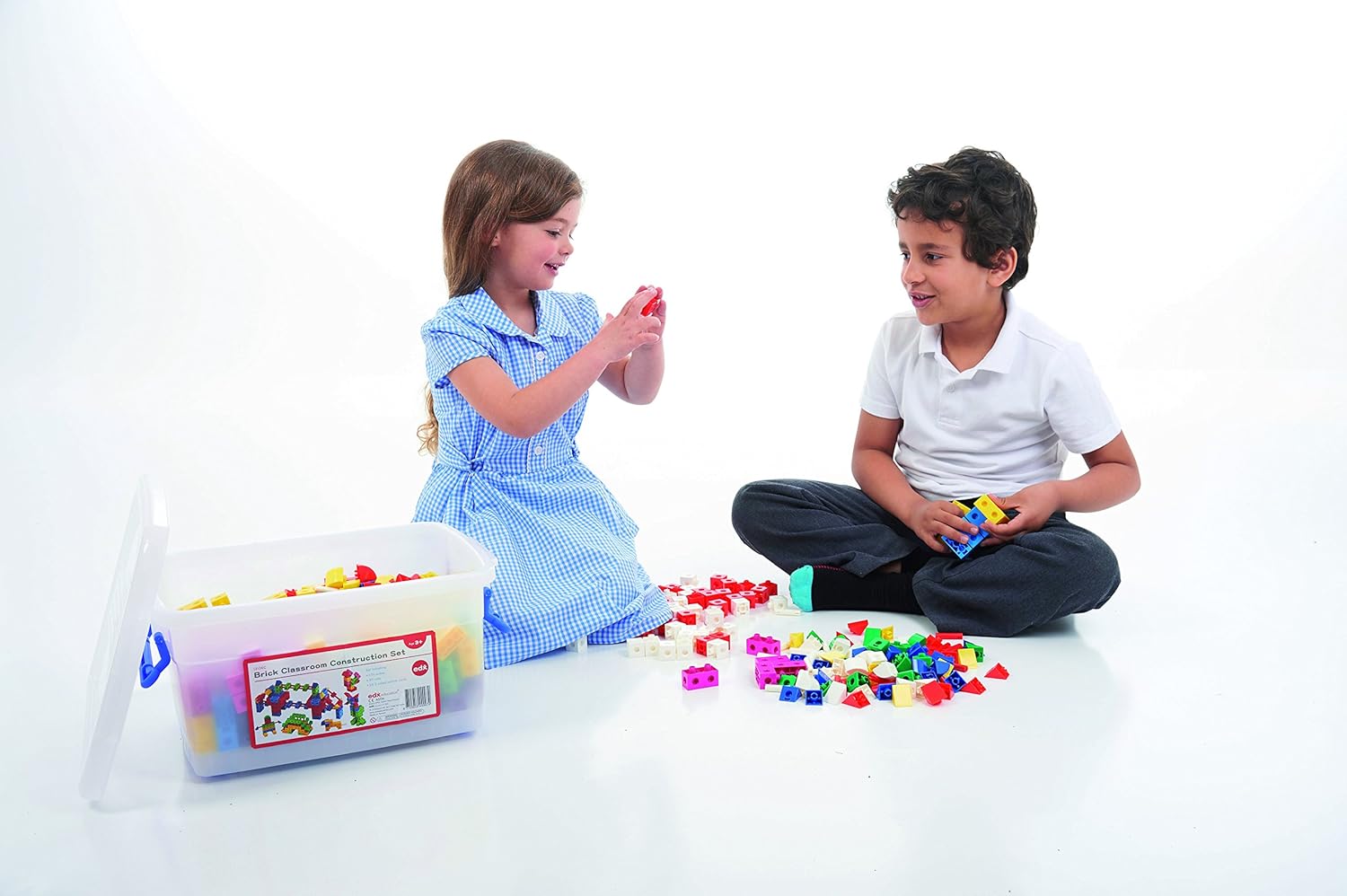 brick classroom construction set