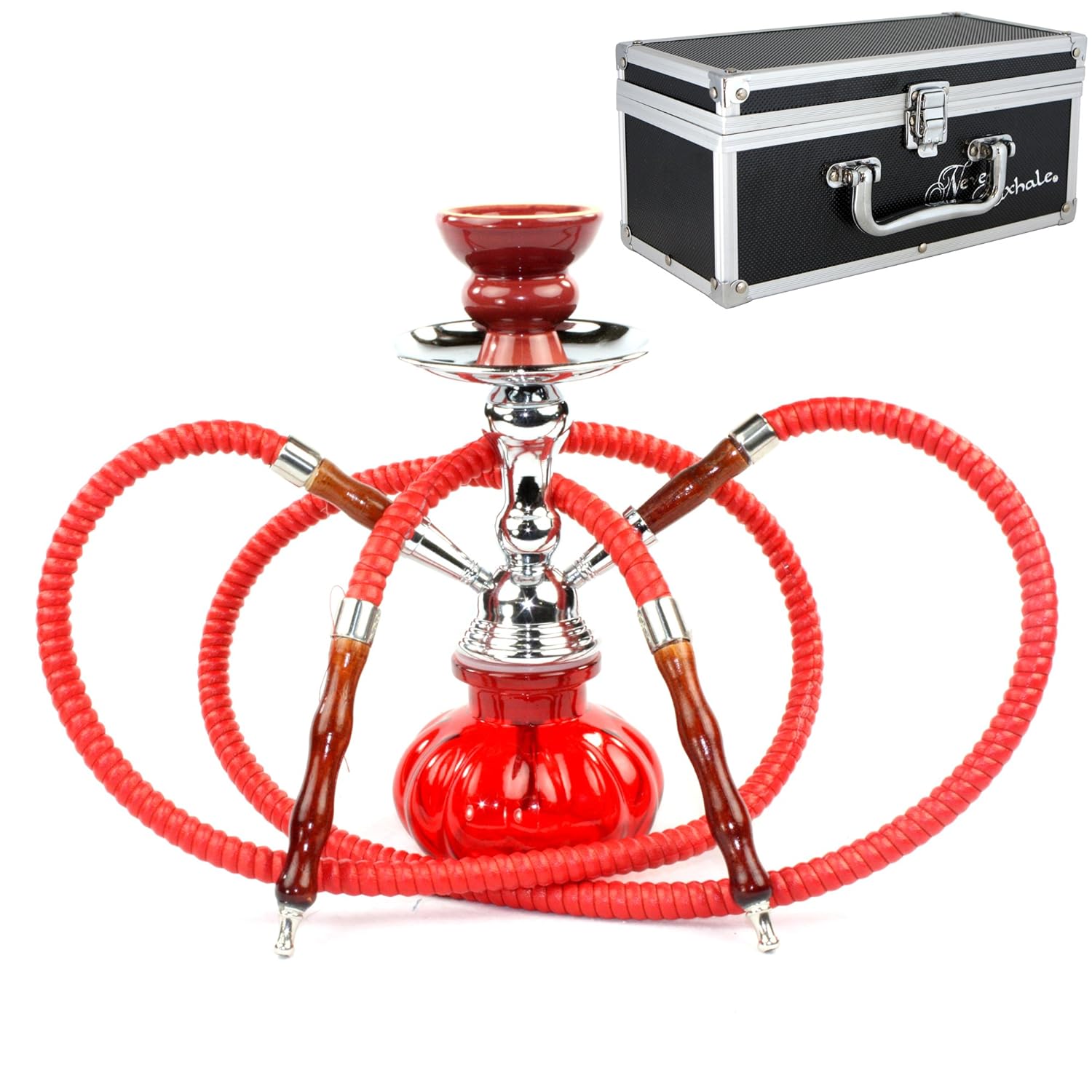 GSTAR 11" Premium 2 Hose Hookah Complete Set Mini Pumpkin