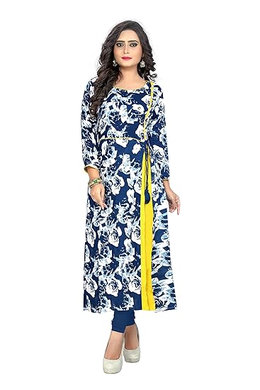 Navabi Export Womens Rayon Kurti (VF-KU-82)