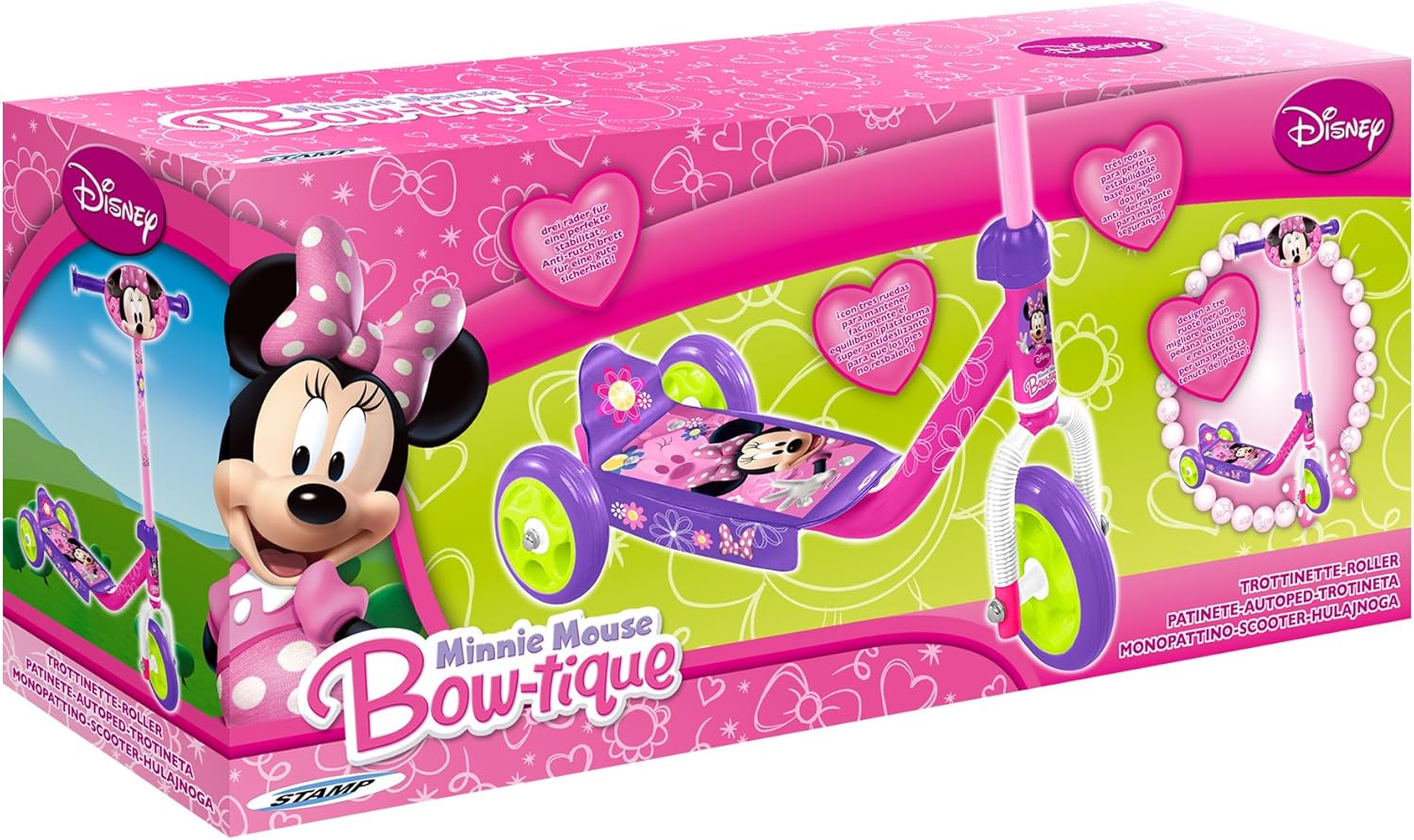 patinete 3 ruedas minnie mouse