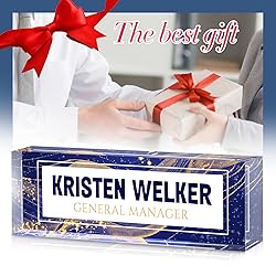 Custom Office Name Plate for Desk - Desk Name Plate