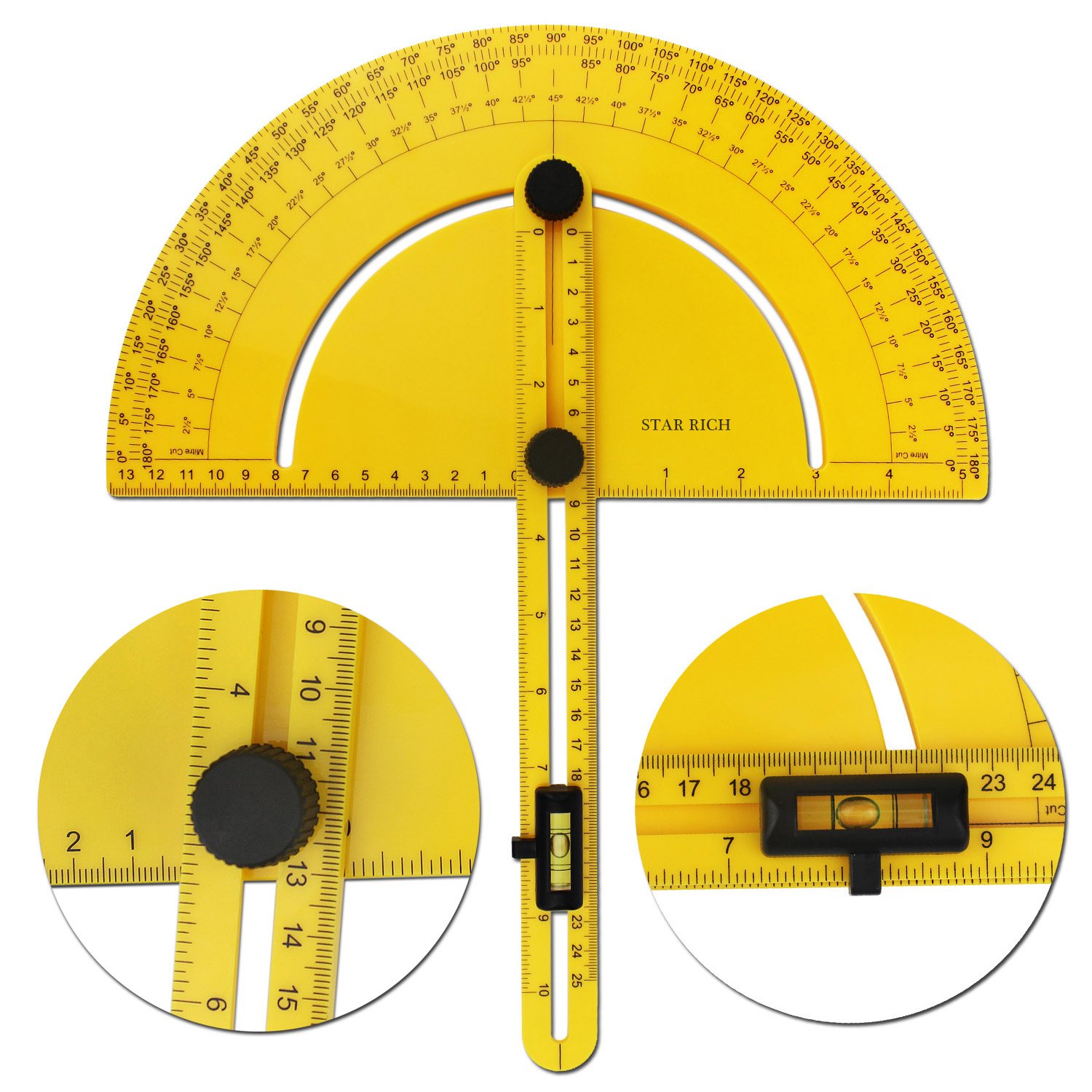 Tool Protractor Carpenter STARRICH Finder Angle Multi with Engineer
