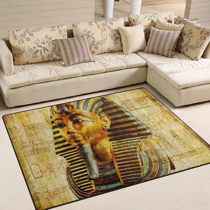 JSTEL INGBAGS Super Soft Modern Egyptian Pharaoh Area Rugs Living Room