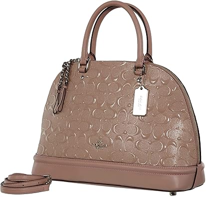 Coach signature debossed patent leather mini sierra satchel Clearance