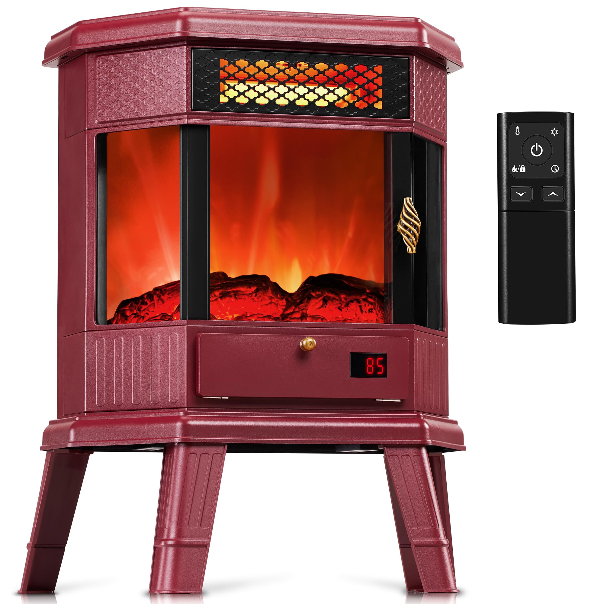 Amazon Fake Fireplace Space Heater Chimenea Eléctrica Para Sala 22
