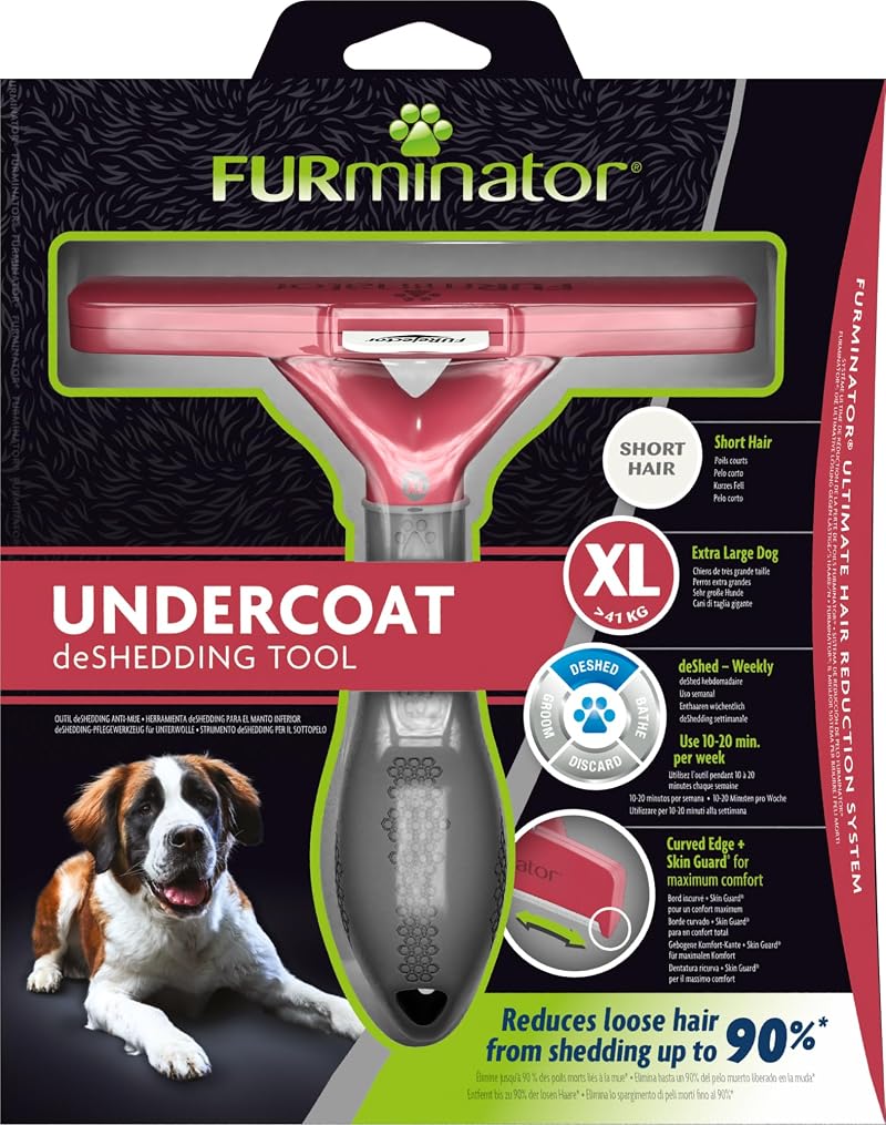 FURminator Undercoat DeShedding Tool for Extra Large Short Hair Dogs 41 kg+
