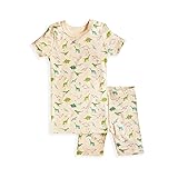 Skylar Luna Boy's Short Sleeve Dinosaur Print