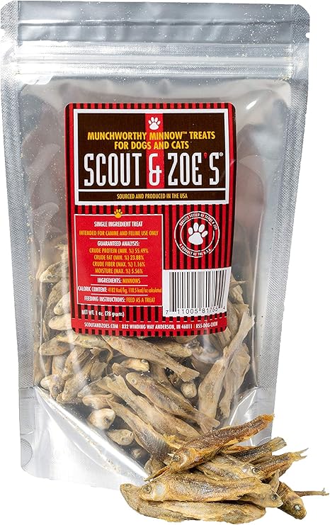minnow cat treats