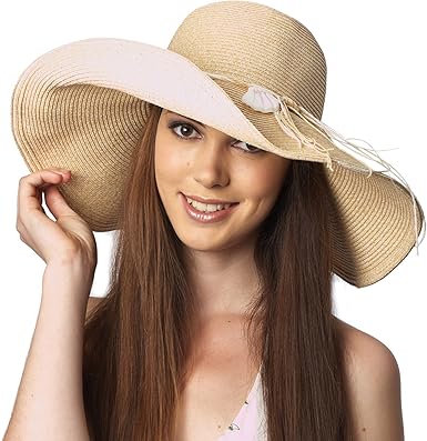 large wide brim floppy hat