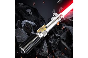 BSTSABER Pixel Lightsaber, Motion Control 39 Sets Sound Effects with 12 Colors Change Light Saber, Smooth Swing Metal Handle Lightsabers for Adults Cosplay Gifts (Pixel 39 Sets Sound Effects)