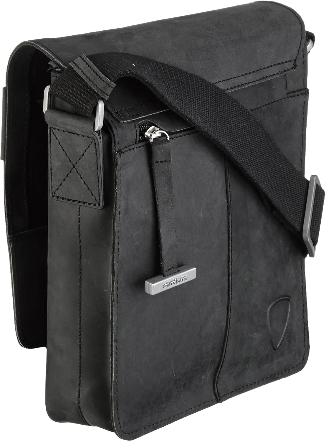 Strellson Richmond Messenger SV 4010001165 Men's Messenger Bag 20 x 23 x 6 cm, Schwarz (Black 900), 20x23x6 cm (B x H x T) - Image 3