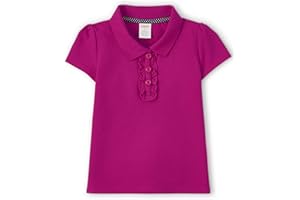 Gymboree Girls and Toddler Short Sleeve Ruffle Polo Shirt