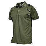 MAGCOMSEN Tactical Polo Shirts for Men Dry Fit UPF