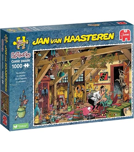 Puzzle 1000 pcs Jan van Haasteren Chaud devant, Chaos dedans - Jumbo