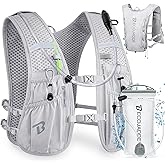 BECOJADDE Running Vest Hydration Backpack for Men Women, 5L Lightweight Running Backpack Hydration Pack for Marathon, Trail, Cycling, Hiking, Jogging