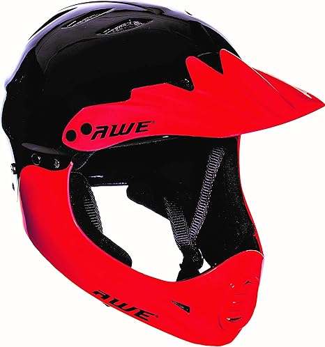 red bmx helmet