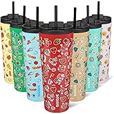 BJPKPK 26oz Tumbler With lid And Straw Stainless Steel Travel Coffee Mug Insulated Tumblers Cups,Passionate Red