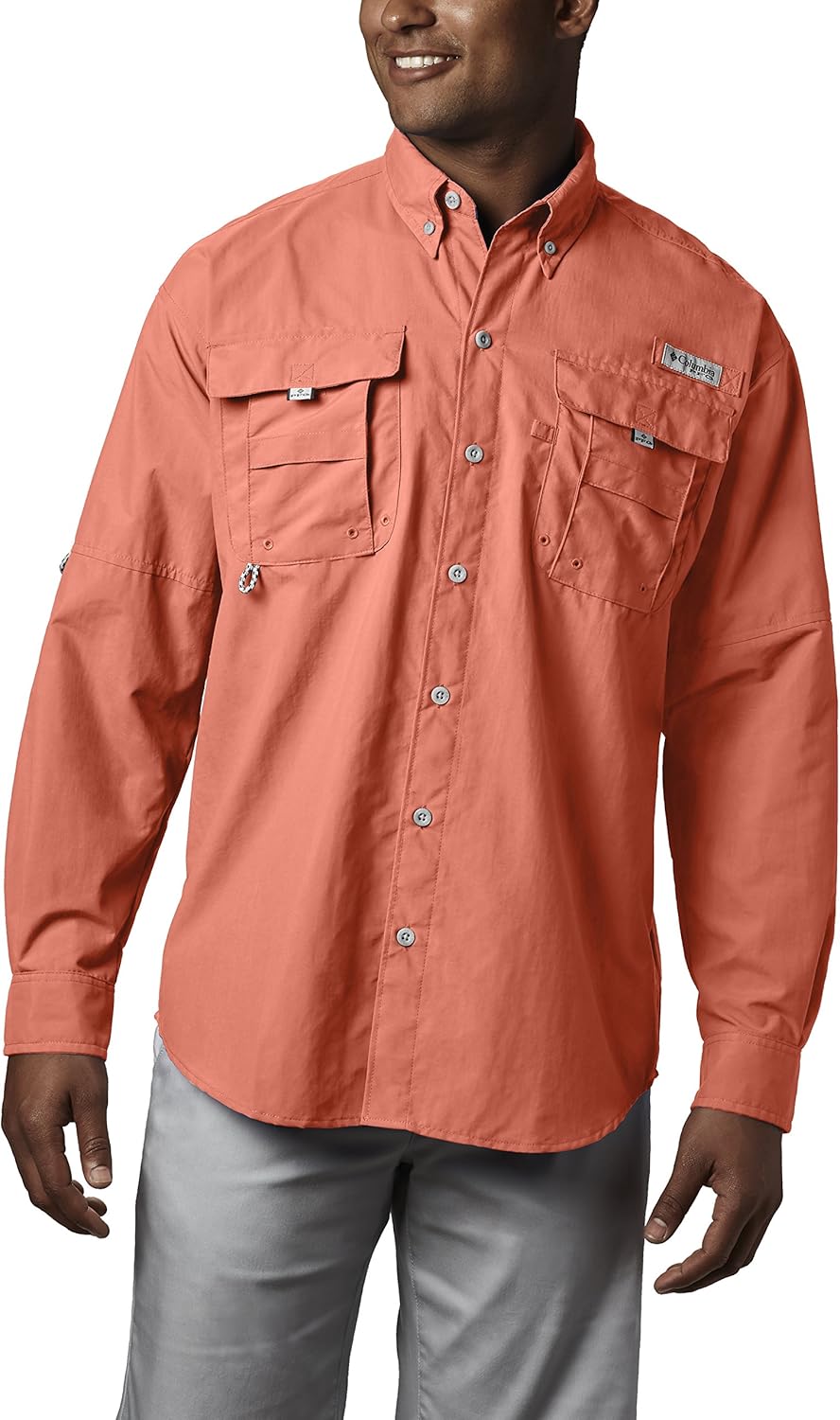 Columbia Mens PFG Bahama Ii Long Sleeve Shirt: Clothing