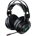 Razer Nari Ultimate Wireless 7.1 Surround Sound Gaming Headset: THX Audio & Haptic Feedback - Auto-Adjust Headband - Chroma RGB - Retractable Mic - For PC, PS4, PS5 - Black
