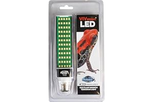 Pangea Vivbright Max Plant Growth Reptile & Amphibian LED Bulb, White, 1 Count (Pack of 1)