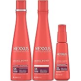 Nexxus Bond Repair Shampoo, Conditioner & Intense Rebond Treatment Bundle Amino Bond 3 Pack for All Types of Damaged Hair, with Keratin Protein and Amino Acids,