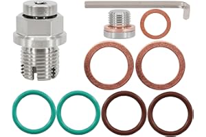 Dsnaduo M16.1-1.5 x 15mm Oversize Oil Drain Plug, Stainless Steel Self Tapping Oil Pan Thread Repair Kit