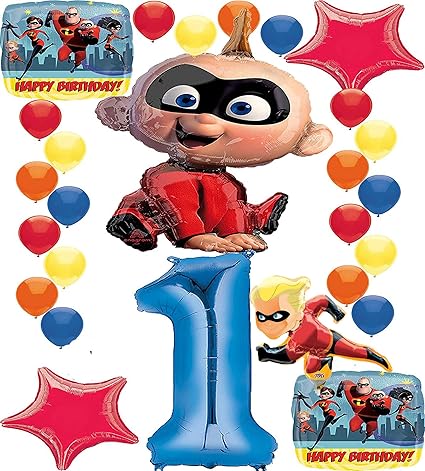 Los Increibles 2 Bebe Jack Jack 32 Foil Balloon Superheroe Fiesta Decoracion Los Increibles 2 Bebe Jack Jack 32 Foil Balloon Superheroe Fiesta Decoracion