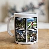 Custom Mug - Personalized Coffee Mug - Custom Cup with Pictures, Names, Text, Photos, Logos - Taza de café personalizadas, 11, 15, and 20 oz (8 Frame (8 Images))