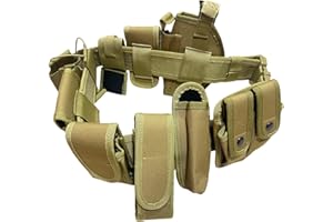 Bargain Crusader Police Security Duty Belt Modular Equipment Law Enforcement Hunting Game Versatile Utility Adjustable