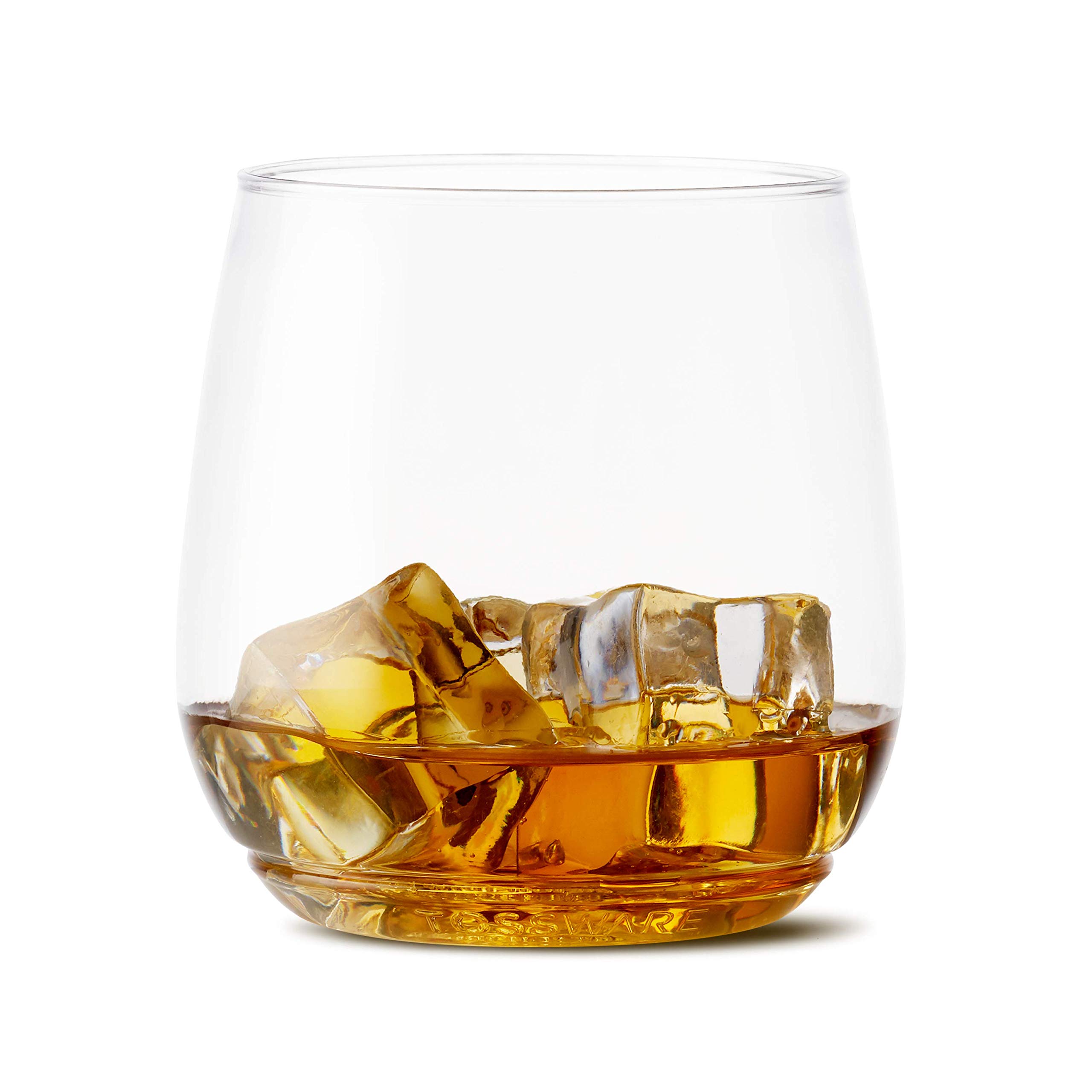 TOSSWARE 12oz Tumbler Jr recyclable cocktail and whiskey plastic cup