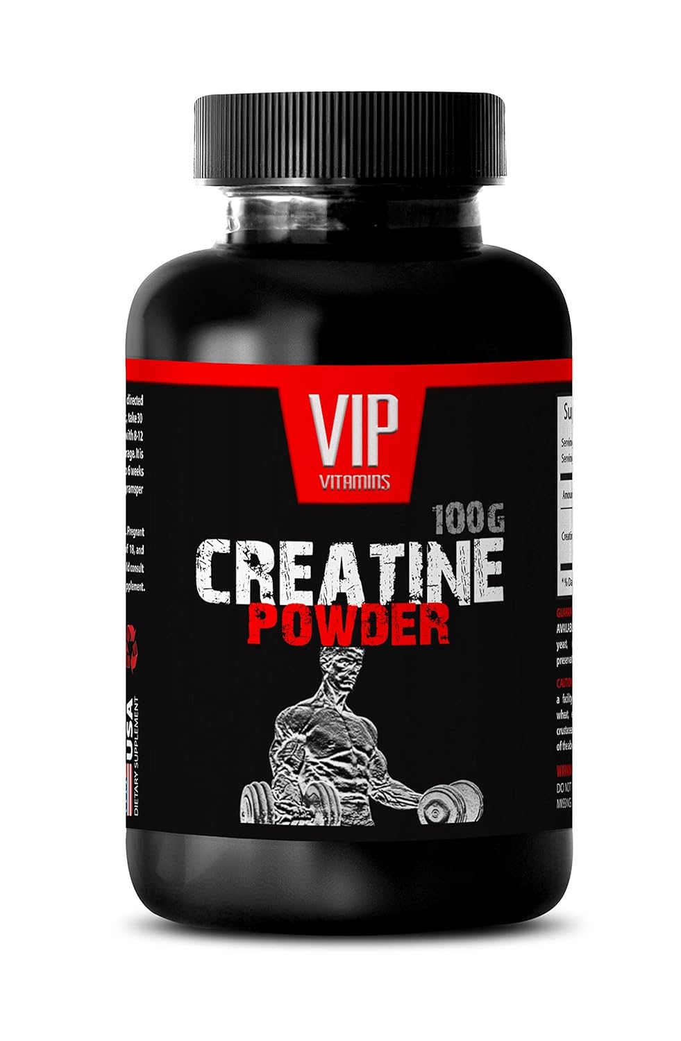 Creatine Monohydrate Pre Workout CREATINE MONOHYDRATE POWDER 100g Vegan