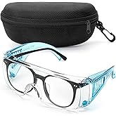 UNCO- Safety Goggles Over Glasses, Protective Goggles, Safety Goggles Anti Fog, Work, Safety Glasses Over