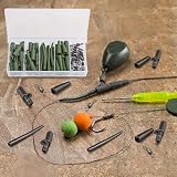 Realure 60 Pcs Lead Clips Carp Fishing Accessories Action Pack Green view 6