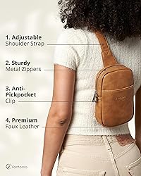 Vantamo Sling Bag for Women 29"-52" Adjustable