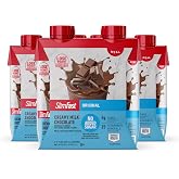 SlimFast Meal Replacement Shake, Original Creamy Milk Chocolate, 11 Fl. Oz, 12 Count