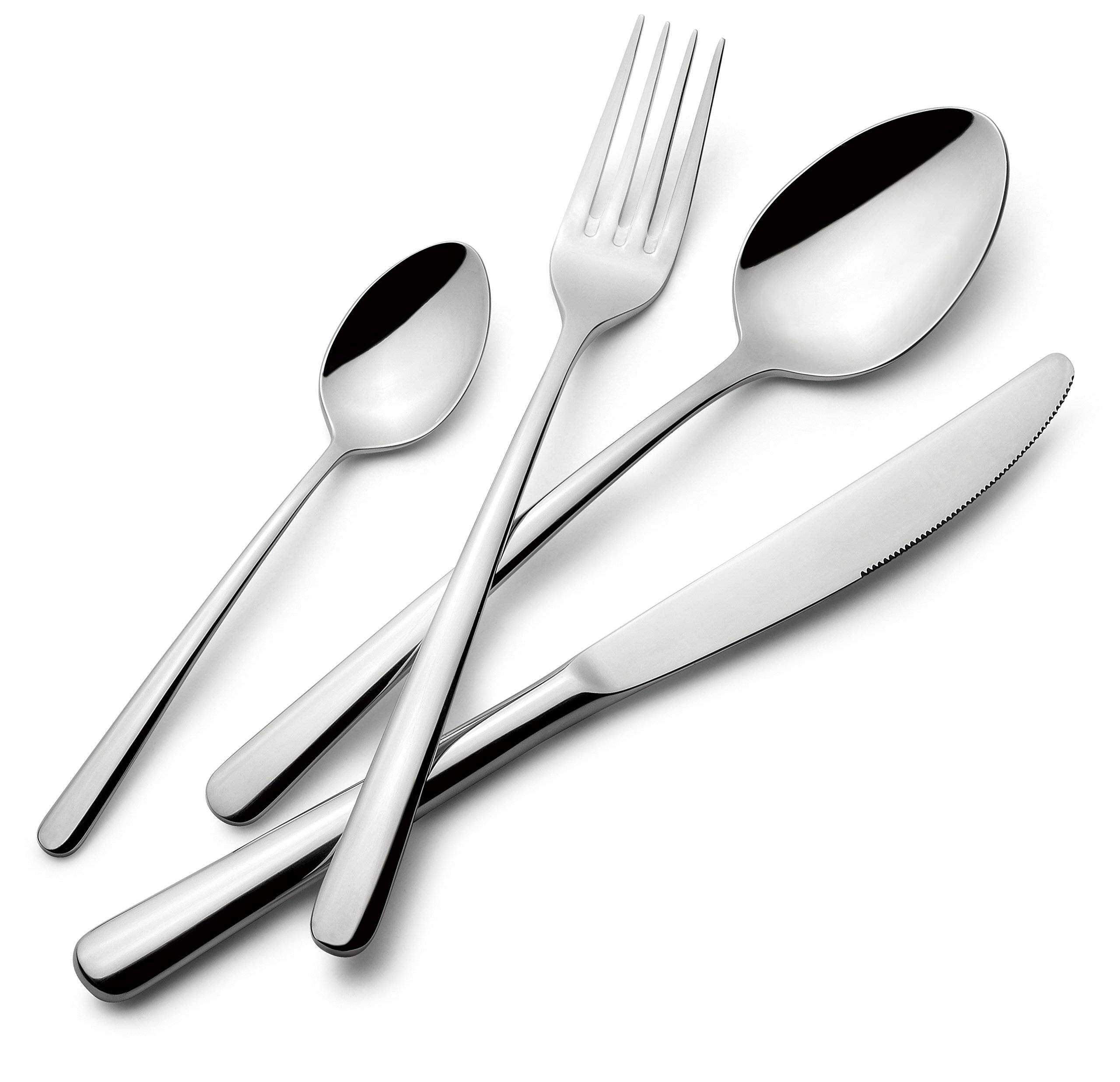 Lagostina Ambra 14430650524 Cutlery Set 24 Pieces Stainless Steel