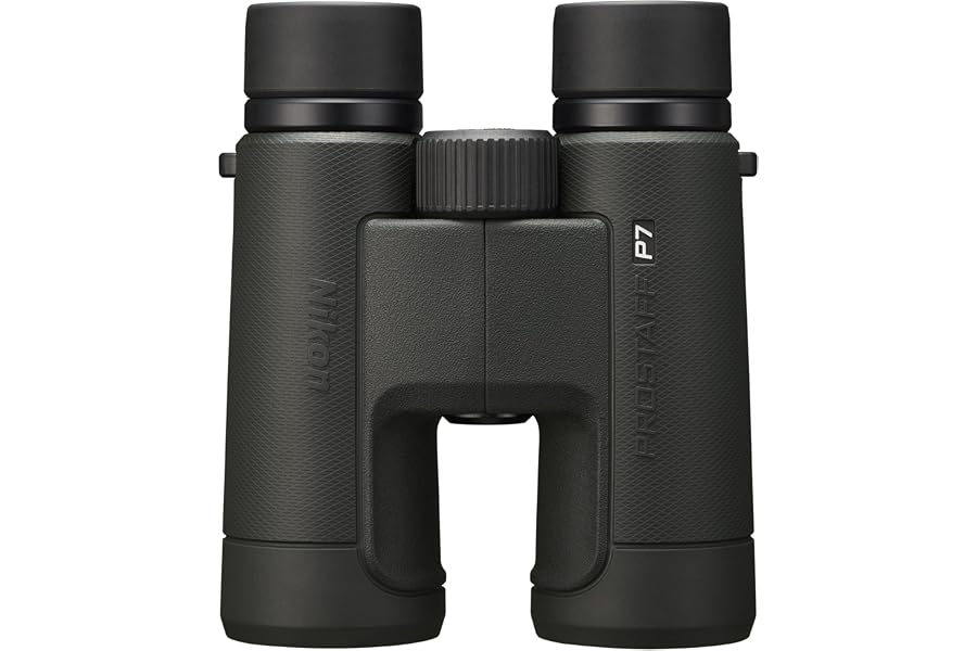 Nikon PROSTAFF P7 8x42 Binocular | Waterproof, fogproof, rubber-armored Full-Size Binocular, oil & water repellent coating &