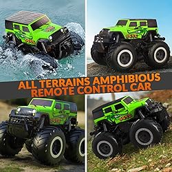 STEMTRON Amphibious Remote Control Car Toys for