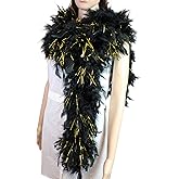 100 Gram 2 Yard Long Chandelle Feather Boa over 10 Colors, Great for Party, Wedding, Costume