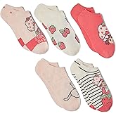 Strawberry Shortcake womens 5 Pack No Show Ankle Socks