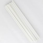&zwnj;60pcs White ABS Plastic Square Rods, 1/2/3mm Solid Bar Tubes for DIY Sand Table &amp; Architectural Models&zwnj;
