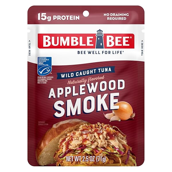 BUMBLE BEE APPLEWOOD SMOKE SEASONED TUNA, 2.5 OZ...